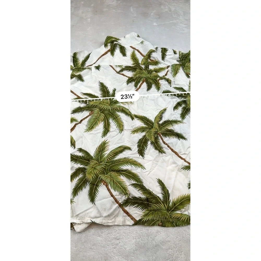 Hilo Hattie The Hawaiian Original Palm Tree Aloha Shirt Men's Large - Picture 5 of 6
